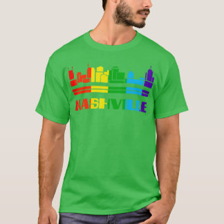 Nashville Pride Nashville LGBT-Geschenkunterstützu T-Shirt