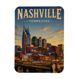 Nashville-Reise Südlicher Rhythmus Magnet