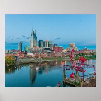 Nashville Riverfront Poster