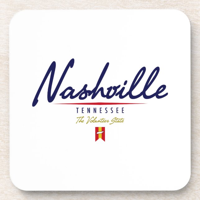 Nashville-Skript Untersetzer (Vorderseite)