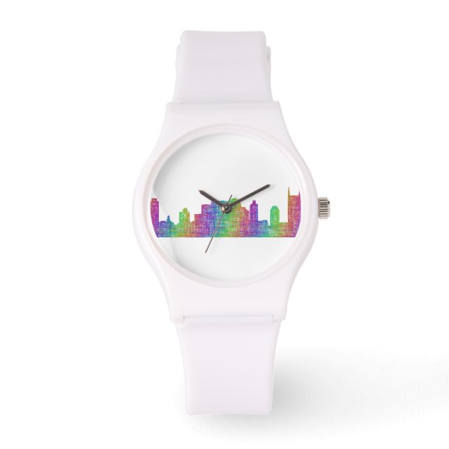 Nashville Skyline Armbanduhr (Vorderseite)