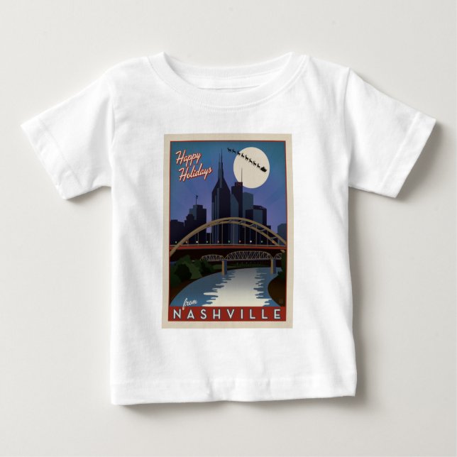 Nashville Skyline Baby T-shirt (Vorderseite)