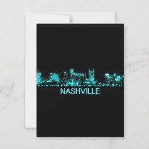 Nashville-Skyline Dankeskarte