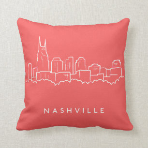 Nashville-Skyline Kissen