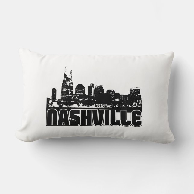 Nashville-Skyline Lendenkissen (Vorderseite)