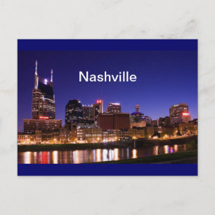 Nashville Skyline Postkarte