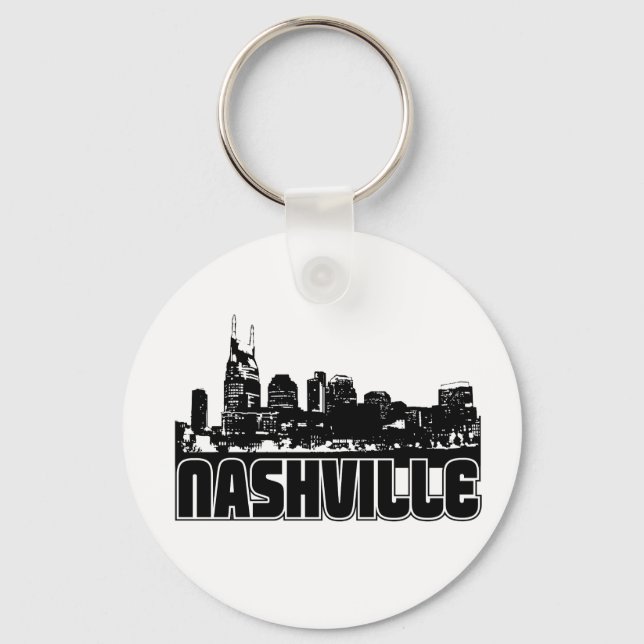 Nashville Skyline Schlüsselanhänger (Vorderseite)