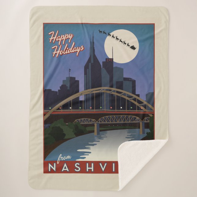 Nashville Skyline Sherpadecke (Vorderseite)
