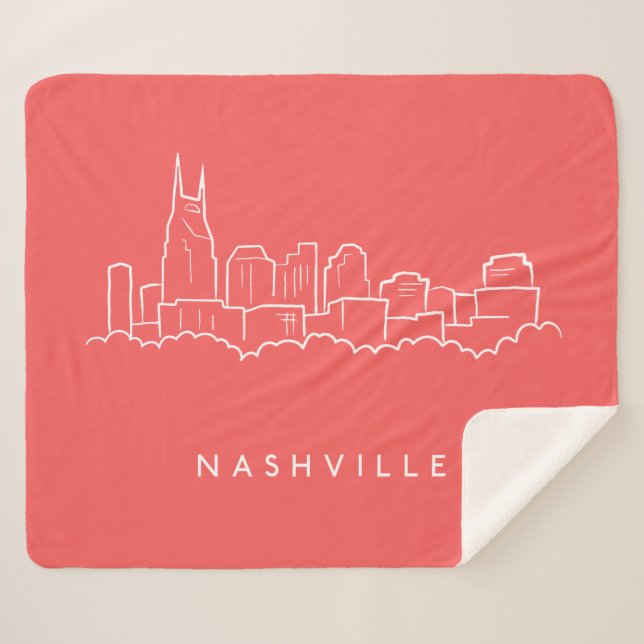 Nashville-Skyline Sherpadecke (Vorderseite (Horizontal))