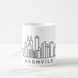 Nashville Skyline - Stadtbild Kaffeetasse