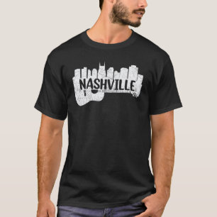 Nashville Skyline Tennessee Country-Musik Gitarre T-Shirt
