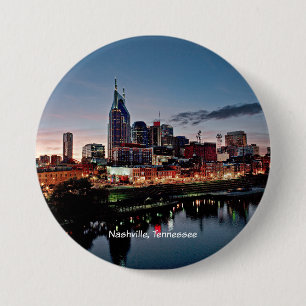 Nashville, Skyline von Tennessee Button