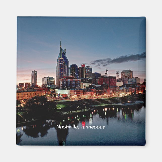 Nashville, Skyline von Tennessee Magnet (Vorne)