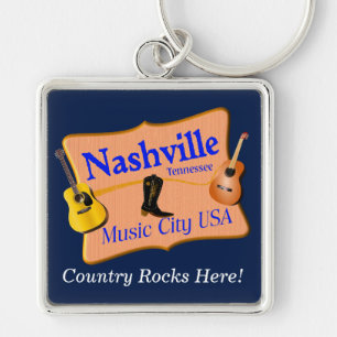 Nashville Souvenir Key-Kette Schlüsselanhänger