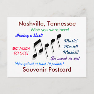 Nashville Souvenir Postkarte