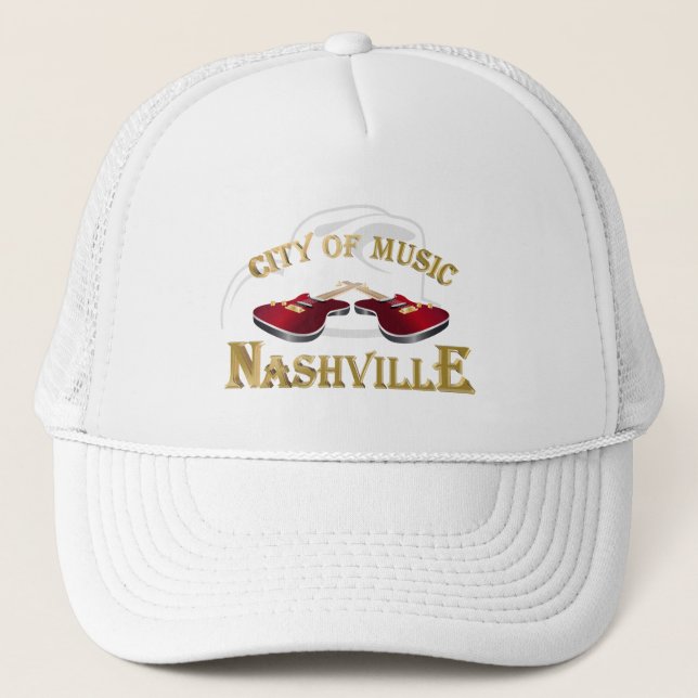 Nashville. Stadt der Musik Truckerkappe (Vorderseite)