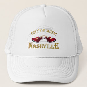 Nashville. Stadt von Musik Truckerkappe