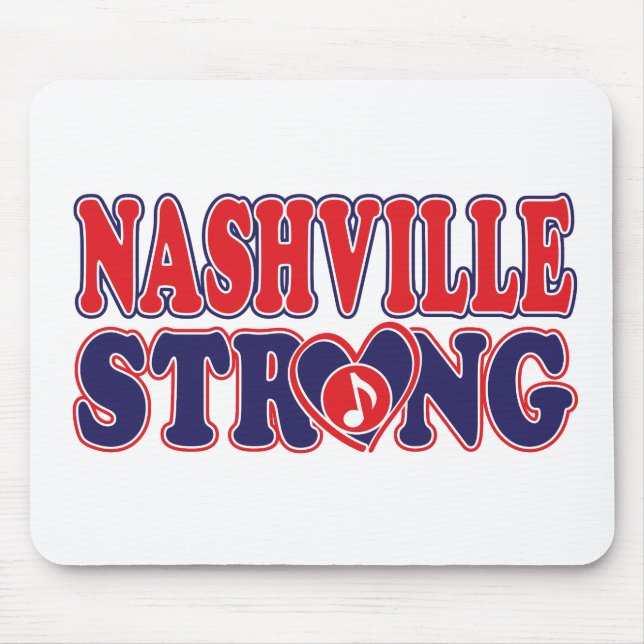 Nashville-Strong-Music-Note Mousepad (Vorne)