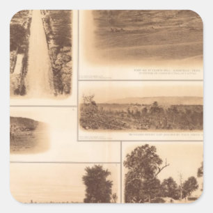 Nashville, Tenn Quadratischer Aufkleber