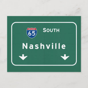 Nashville Tennessee / Autobahnkreuz Postkarte