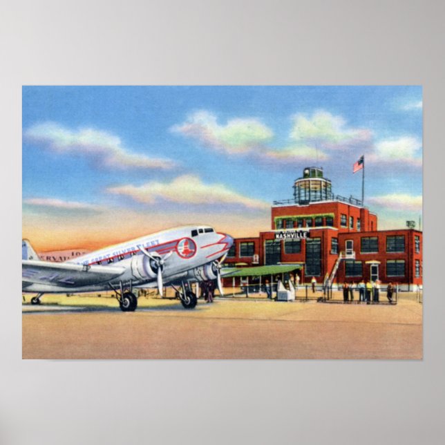 Nashville Tennessee Berry Field Poster (Vorne)