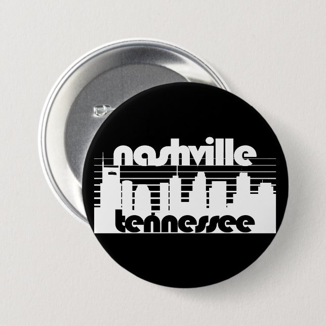 Nashville Tennessee Button (Vorne & Hinten)