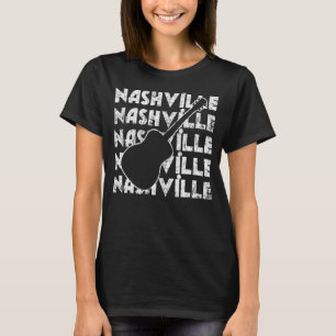 Nashville Tennessee Country Music Retro Gitarre Pl T-Shirt