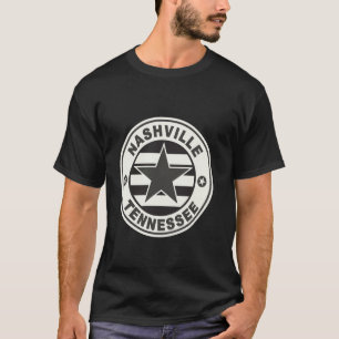 Nashville Tennessee Country Western Musik USA Star T-Shirt