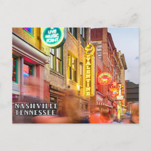 Nashville Tennessee Downtown City Postcard Postkarte