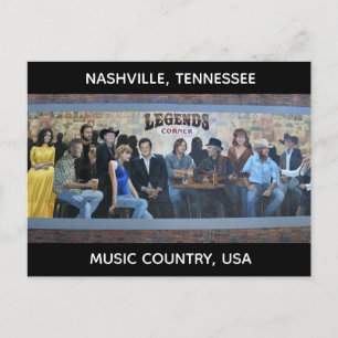 Nashville, Tennessee Feiertags-Postkarte Feiertagspostkarte