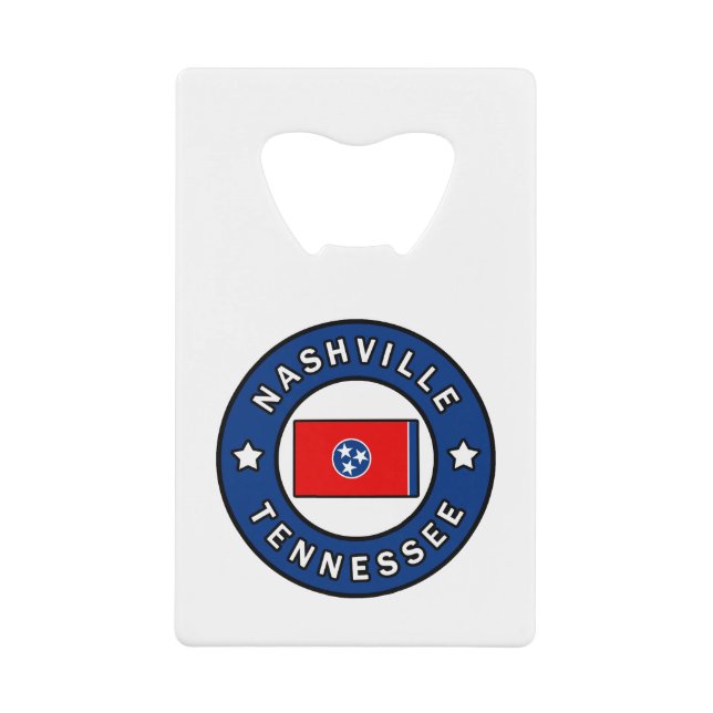 Nashville Tennessee Geldbeutel Flaschenöffner (Vorderseite)