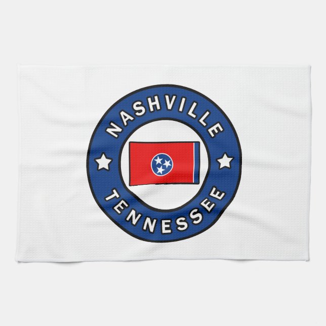 Nashville Tennessee Geschirrtuch (Horizontal)
