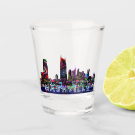 Nashville, Tennessee in Graffiti-Shot-Glass Schnapsglas