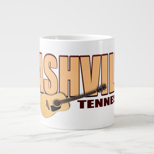 Nashville Tennessee Jumbo-Tasse (Vorderseite)
