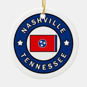 Nashville Tennessee Keramik Ornament