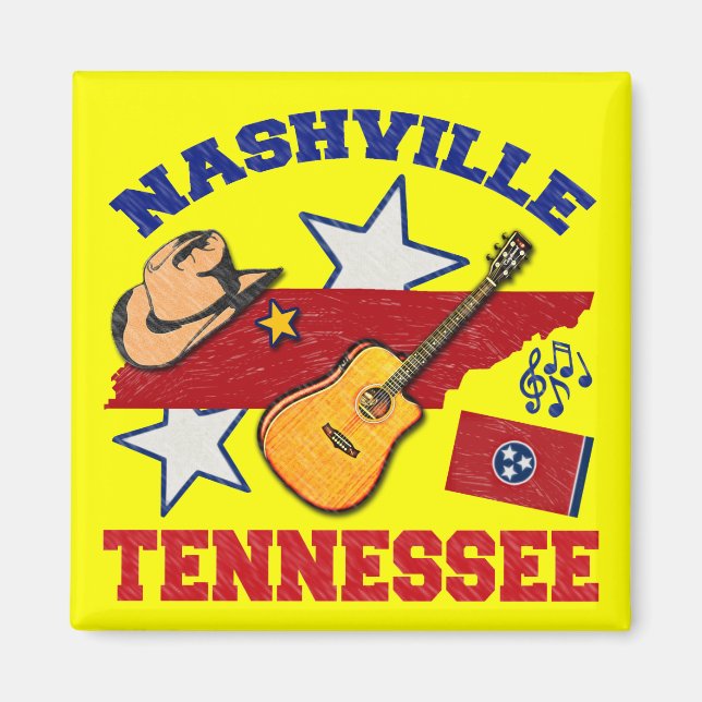 Nashville, Tennessee Magnet (Vorne)