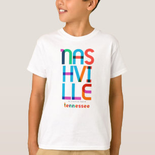 Nashville Tennessee Mitte Jahrhundert, Pop Art, T-Shirt