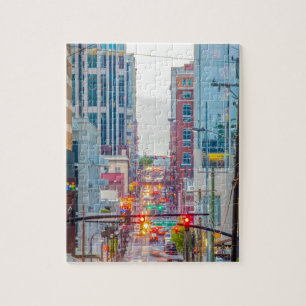Nashville Tennessee Nacht Skyline Puzzle