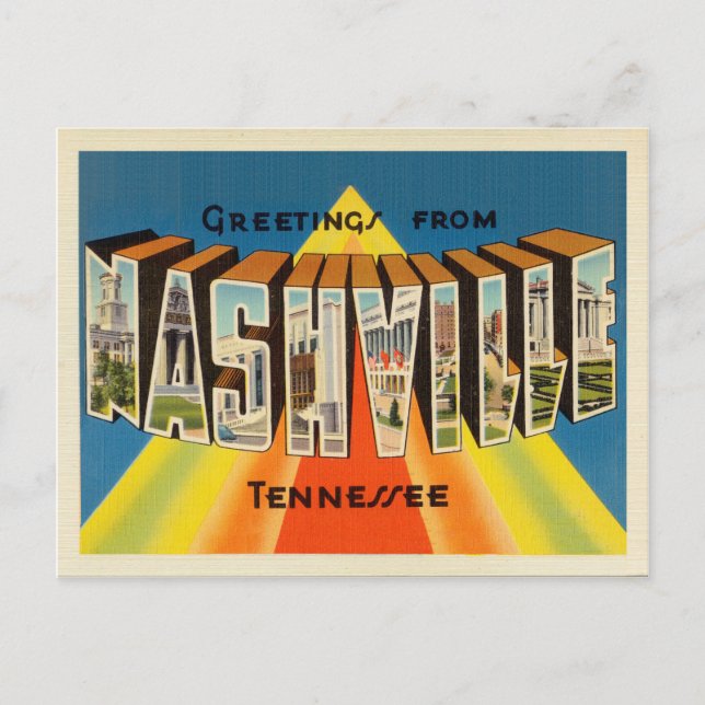 Nashville Tennessee Postcard Postkarte (Vorderseite)