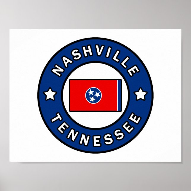 Nashville Tennessee Poster (Vorne)