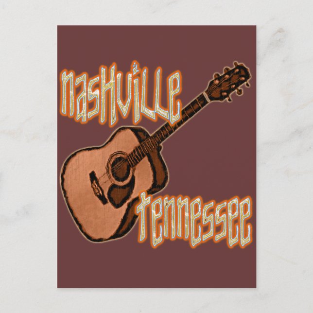 NASHVILLE TENNESSEE POSTKARTE (Vorderseite)