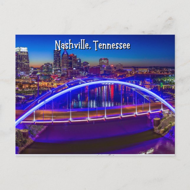 Nashville Tennessee Postkarte (Vorderseite)