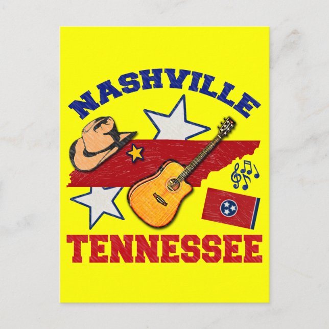 Nashville, Tennessee Postkarte (Vorderseite)