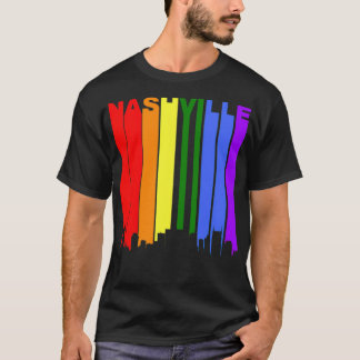 Nashville Tennessee Rainbow LGBT Gay Pride Elefant T-Shirt