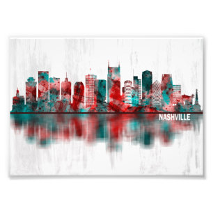 Nashville Tennessee Skyline Fotodruck