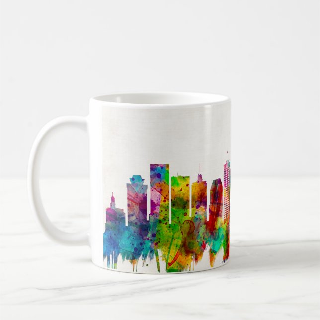 Nashville Tennessee Skyline Kaffeetasse (Links)