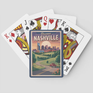 Nashville Tennessee Southern Road Art Spielkarten