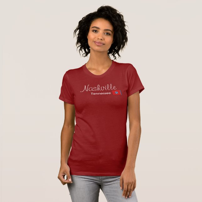 Nashville Tennessee Souvenir T - Shirt (Vorne ganz)