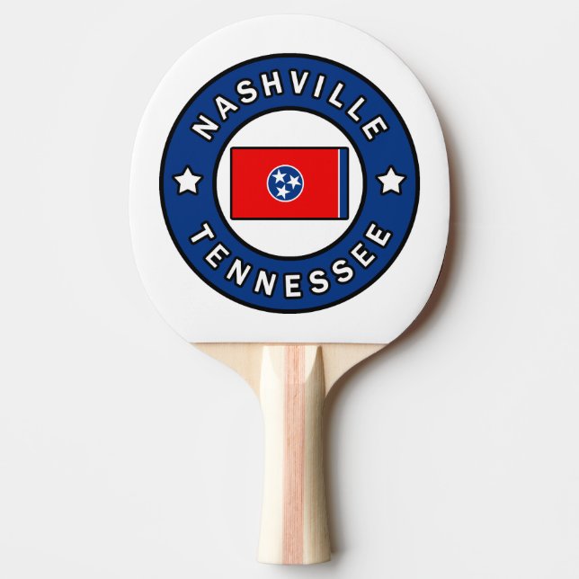 Nashville Tennessee Tischtennis Schläger (Vorderseite)