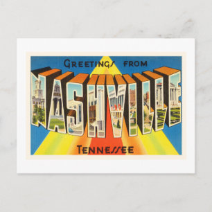 Nashville Tennessee TN Old Vintage Reise Souvenir Postkarte